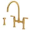 Holborn(TM) Bridge Kitchen Faucet With C-Spout and Side Spray, U.4273LS-EG-2