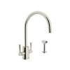 Holborn(TM) Two Handle Kitchen Faucet With Side Spray, U.4312LS-PN-2
