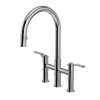 Armstrong(TM) Pull-Down Bridge Kitchen Faucet With C-Spout, U.4549HT-APC-2