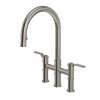 Armstrong(TM) Pull-Down Bridge Kitchen Faucet With C-Spout, U.4549HT-STN-2
