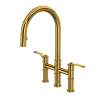 Armstrong(TM) Pull-Down Bridge Kitchen Faucet With C-Spout, U.4549HT-ULB-2