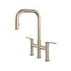 Armstrong(TM) Pull-Down Bridge Kitchen Faucet With U-Spout, U.4551HT-STN-2