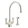 Georgian Era(TM) Two Handle Kitchen Faucet With Side Spray, U.4710PN-2