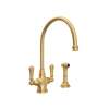 Georgian Era(TM) Two Handle Kitchen Faucet With Side Spray, U.4710SEG-2