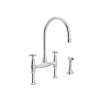 Georgian Era(TM) Bridge Kitchen Faucet With Side Spray, U.4718X-APC-2