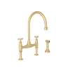 Georgian Era(TM) Bridge Kitchen Faucet With Side Spray, U.4718X-SEG-2