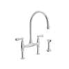 Georgian Era(TM) Bridge Kitchen Faucet With Side Spray, U.4719L-APC-2