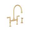 Georgian Era(TM) Bridge Kitchen Faucet With Side Spray, U.4719L-SEG-2