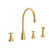 Georgian Era(TM) Two Handle Kitchen Faucet With Side Spray, U.4735X-EG-2