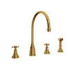 Georgian Era(TM) Two Handle Kitchen Faucet With Side Spray, U.4735X-ULB-2