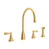 Georgian Era(TM) Two Handle Kitchen Faucet With Side Spray, U.4736L-EG-2