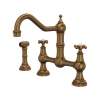 Edwardian(TM) Bridge Kitchen Faucet With Side Spray, U.4755X-EB-2