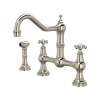 Edwardian(TM) Bridge Kitchen Faucet With Side Spray, U.4755X-PN-2
