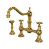 Edwardian(TM) Bridge Kitchen Faucet With Side Spray, U.4755X-ULB-2