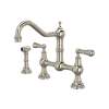 Edwardian(TM) Bridge Kitchen Faucet With Side Spray, U.4756L-PN-2