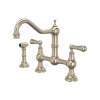 Edwardian(TM) Bridge Kitchen Faucet With Side Spray, U.4756L-STN-2