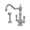 Edwardian(TM) Two Handle Kitchen Faucet With Side Spray, U.4766APC-2