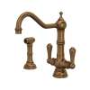 Edwardian(TM) Two Handle Kitchen Faucet With Side Spray, U.4766EB-2
