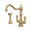 Edwardian(TM) Two Handle Kitchen Faucet With Side Spray, U.4766SEG-2