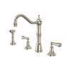Edwardian(TM) Two Handle Kitchen Faucet With Side Spray, U.4776L-PN-2