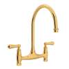 Georgian Era(TM) Bridge Kitchen Faucet Without Unions, U.4791L-EG-2