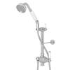 Riser Diverter, Handshower, Handshower Holder, Hose and 8" Thermostatic Outlet, U.5373NAPC