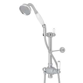 Riser Diverter, Handshower, Handshower Holder, Hose and 8" Thermostatic Outlet, U.5373NAPC