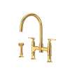 Southbank(TM) Bridge Kitchen Faucet With Side Spray, U.SB57D3LMEG