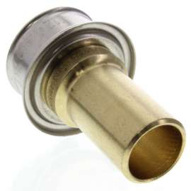 3/4" PEX Press x 1/2" Copper Fitting Lead Free Bronze Adapter with Attached Sleeve