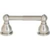 Double Post Toilet Paper Holder in Brushed Nickel
