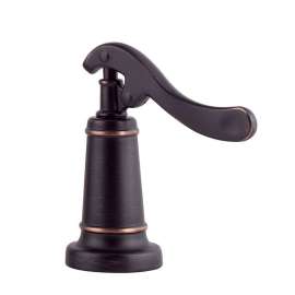 Set of 2 Metal Lever Handles in Tuscan Bronze