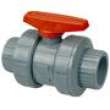 T51TBV 3 in. Ball Valve - Model C, Threaded, Tru-Bloc® True Union, Corzan® CPVC Schedule 80, FKM, MB598AF