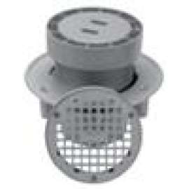 Floor Drain 3in PVC DWV Spg with 5in Round Nickel Top