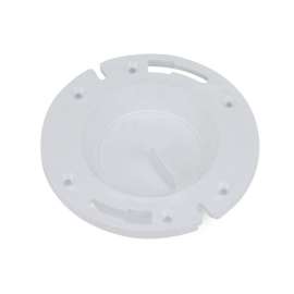Closet Flange 3in or 4in PVC Level-Fit Plastic 2-Slot/Slide Ring without Test Cap
