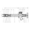 6-in Wall 1/2-in MPT x 1/2-in Sweat Anti-Siphon Ball Valve Frost-Proof Sillcock with 1/4 Turn, QB-106MC