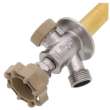 6-in Wall 3/4-in MPT x 1/2-in FPT Anti-Siphon Ball Valve Frost-Proof Sillcock with 1/4 Turn, QB-106MF