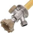 8-in Wall 3/4-in MPT x 1/2-in FPT Anti-Siphon Ball Valve Frost-Proof Sillcock with 1/4 Turn, QB-108MF