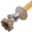 8-in Wall 3/4-in MPT x 1/2-in FPT Anti-Siphon Ball Valve Frost-Proof Sillcock with 1/4 Turn, QB-108MF