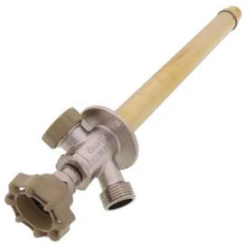 10-in Wall 1/2-in MPT x 1/2-in Sweat Anti-Siphon Ball Valve Frost-Proof Sillcock with 1/4 Turn, QB-110MC
