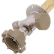 10-in Wall 1/2-in MPT x 1/2-in Sweat Anti-Siphon Ball Valve Frost-Proof Sillcock with 1/4 Turn, QB-110MC