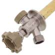 10-in Wall 3/4-in MPT x 1/2-in FPT Anti-Siphon Ball Valve Frost-Proof Sillcock with 1/4 Turn, QB-110MF