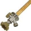 12-in Wall 1/2-in MPT x 1/2-in Sweat Anti-Siphon Ball Valve Frost-Proof Sillcock with 1/4 Turn, QB-112MC