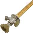 12-in Wall 1/2-in MPT x 1/2-in Sweat Anti-Siphon Ball Valve Frost-Proof Sillcock with 1/4 Turn, QB-112MC