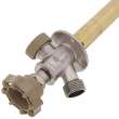 12-in Wall 3/4-in MPT x 1/2-in FPT Anti-Siphon Ball Valve Frost-Proof Sillcock with 1/4 Turn, QB-112MF