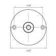 14-in Wall 3/4-in MPT x 1/2-in FPT Anti-Siphon Ball Valve Frost-Proof Sillcock with 1/4 Turn, QB-114MF