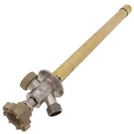 14-in Wall 3/4-in MPT x 1/2-in FPT Anti-Siphon Ball Valve Frost-Proof Sillcock with 1/4 Turn, QB-114MF