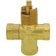 1/2-in Universal Gas Log Lighter Valve with Key and Nut, Brushed Nickel, QB-LLBN