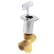 1/2-in Universal Gas Log Lighter Valve with Key and Nut, Chrome, QB-LLCR