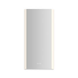 AiO Reserve Cabinet, 20" x 40" x 4", Edge Lit, TUN Lighting, Warm White (2700K) to Cool White (5600K), Dimmable, Interior Lighting, Electrical Outlets, USB Charging Ports, Right Hinge