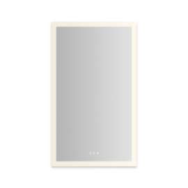 AiO Reserve Cabinet, 24" x 40" x 4", Perimeter Lit, TUN Lighting, Warm White (2700K) to Cool White (5600K), Dimmable, Interior Lighting, Electrical Outlets, USB Charging Ports, Left Hinge